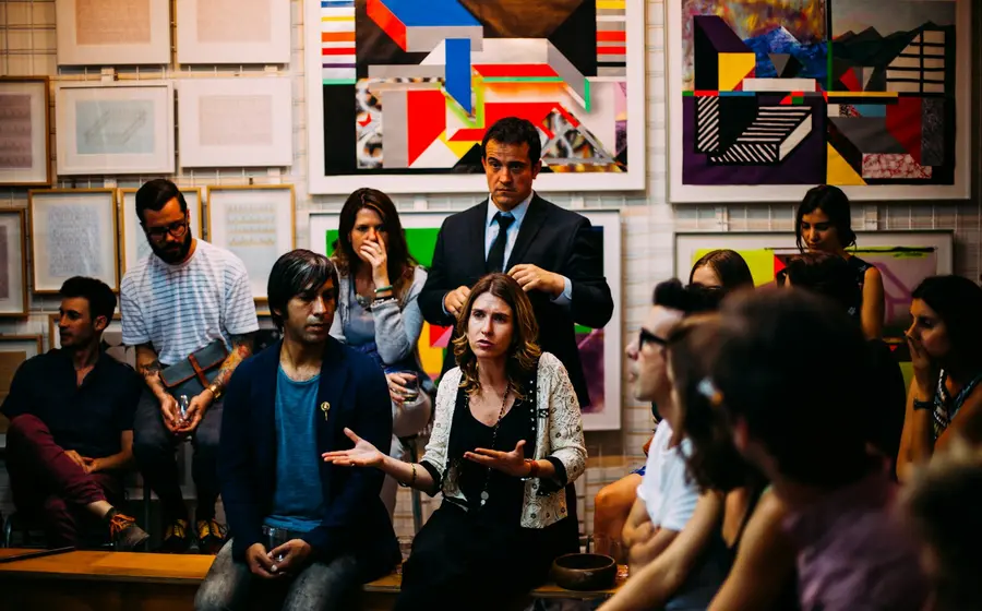 Creative team designing a campaign